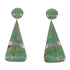 Southwest Turquoise And Sterling Silver Post Earrings RX54827